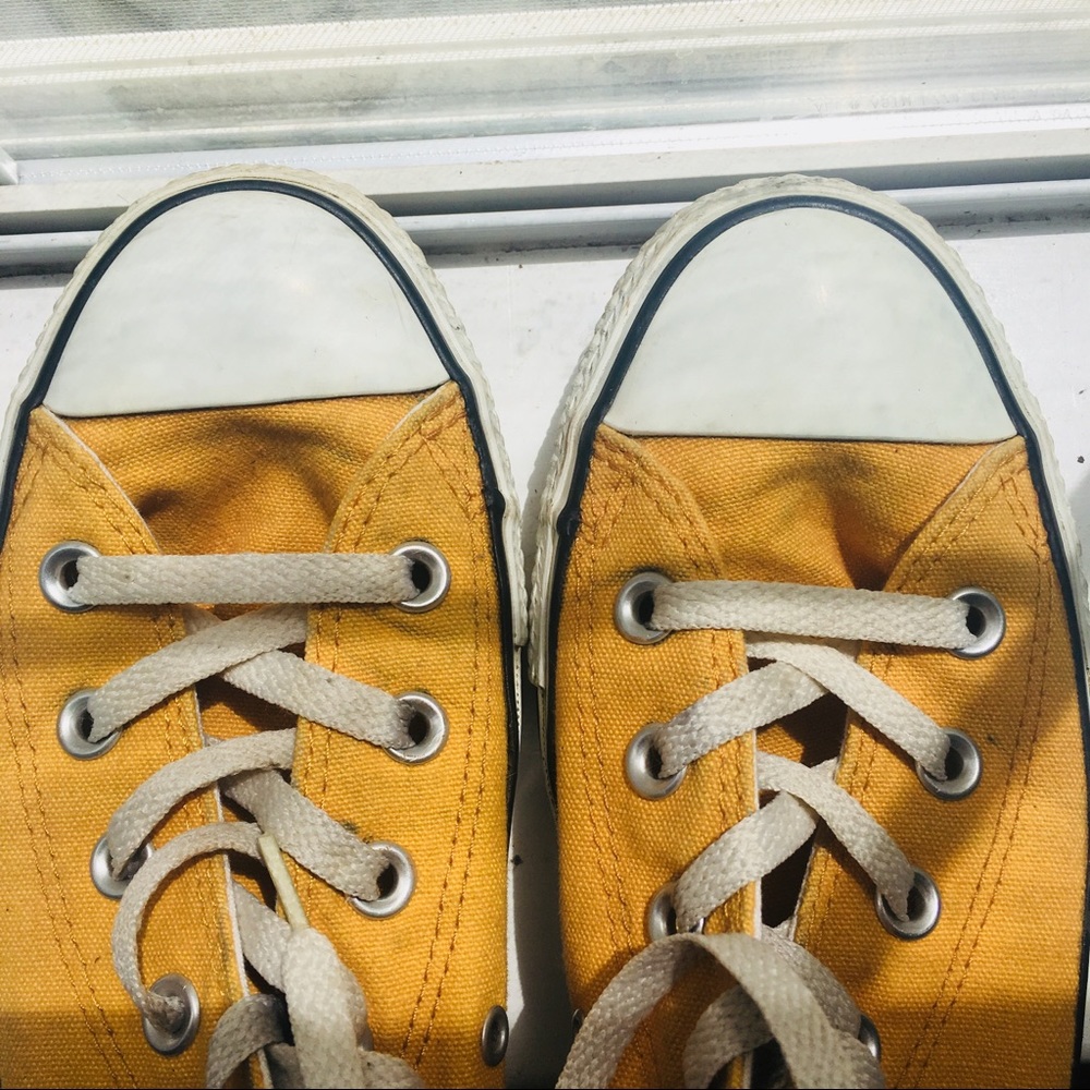 RESERVED Mustard Converse